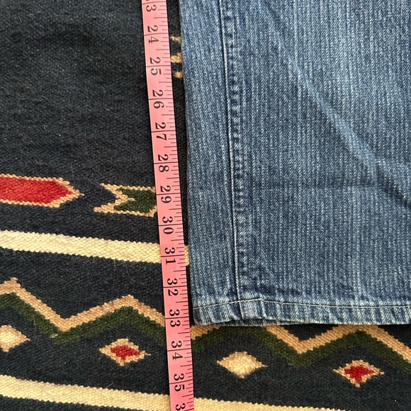 Lee Vintage Pinstripe Denim Jeans Made in USA Union Made - Picture 9 of 9